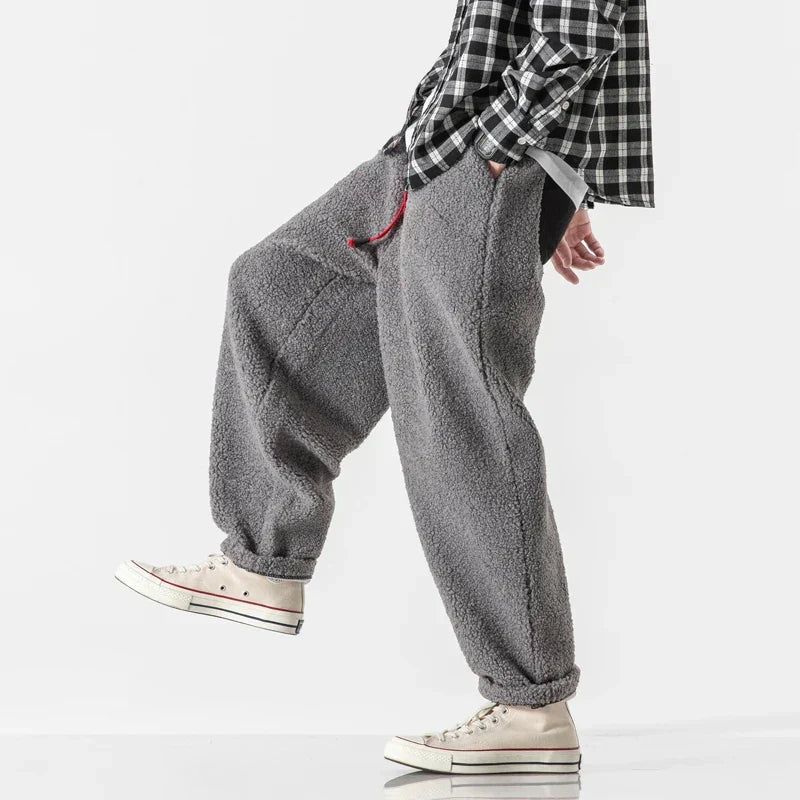 Men's Fleece Lounge Pants Relaxed Fit Drawstring Casual Everyday Wear