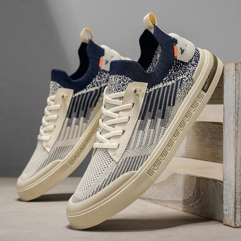 Men's Slip-On Knit Sneakers Casual Everyday Stylish
