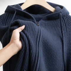 Men's Casual Zip-Up Hoodie Relaxed Fit Long Sleeve Everyday Layering