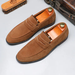 Men's Stylish Slip-On Loafers Casual Everyday Versatile Footwear