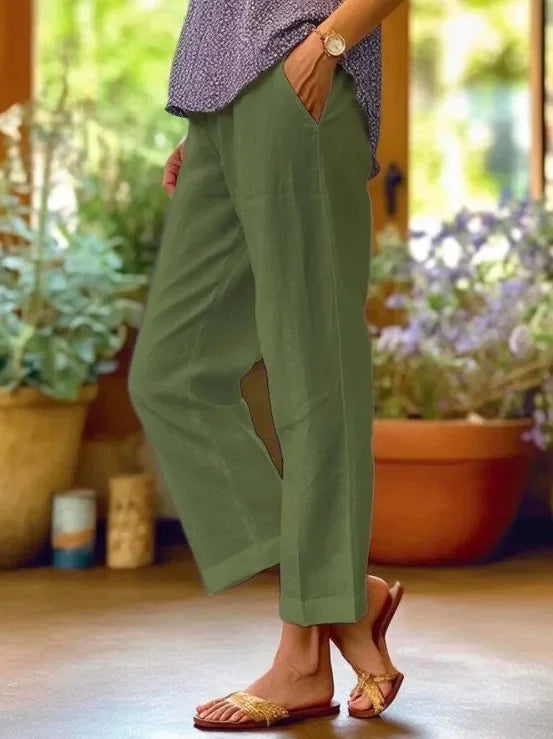 Women's Relaxed Fit Pants Lightweight Casual Everyday Coastal Style