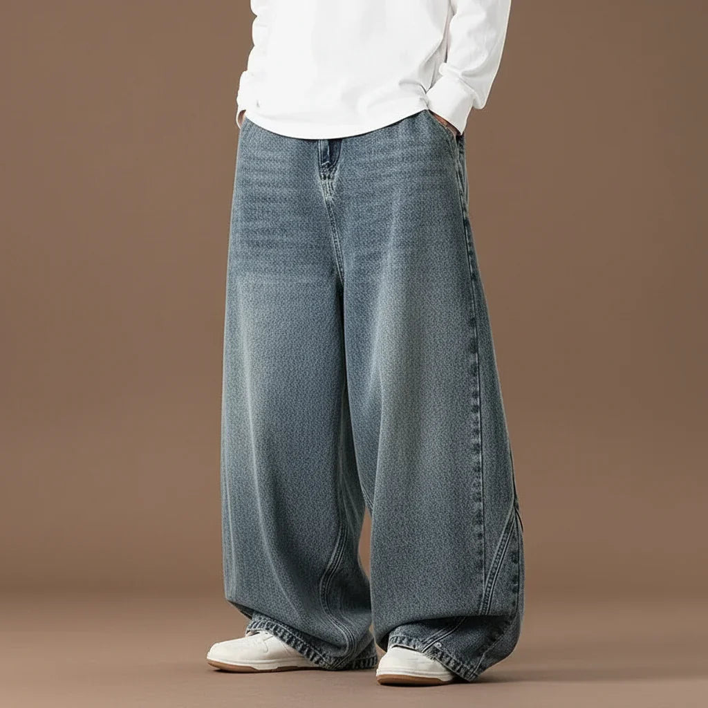 Men's Baggy Pants Relaxed Fit Casual Everyday Wear