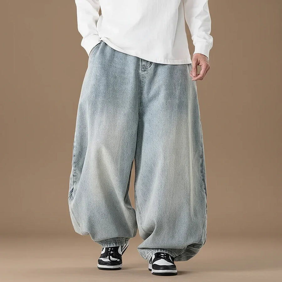 Men's Baggy Pants Relaxed Fit Casual Everyday Wear