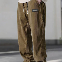 Men's Casual Corduroy Pants Relaxed Fit Everyday Versatile
