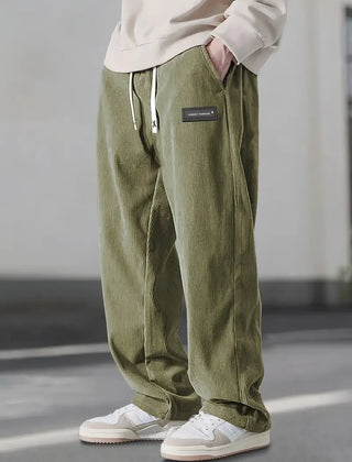 Men's Casual Corduroy Pants Relaxed Fit Everyday Versatile