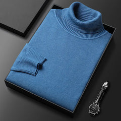 Men's Cozy Knit Sweater Long Sleeve Crew Neck Relaxed Fit Casual