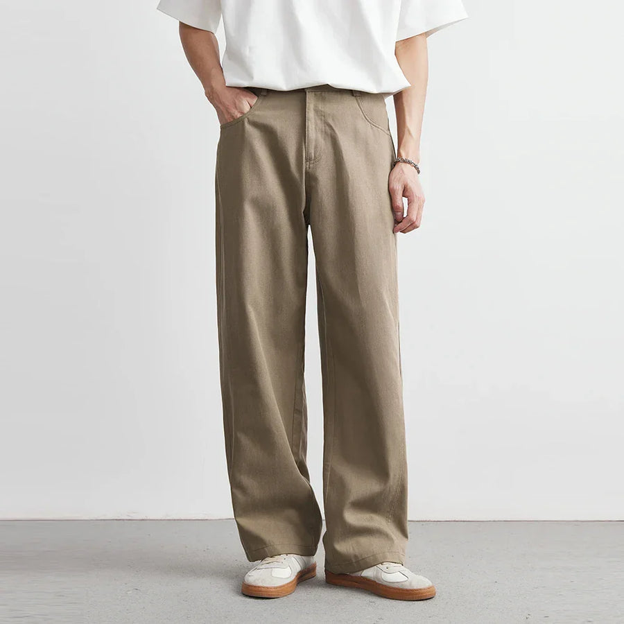 Men's Casual Relaxed Fit Pants Comfortable Everyday Versatile Lifestyle