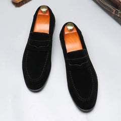 Men's Stylish Slip-On Loafers Casual Everyday Versatile Footwear