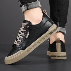 Men's Casual Two-Tone Sneakers Lace-Up Stylish Everyday Footwear