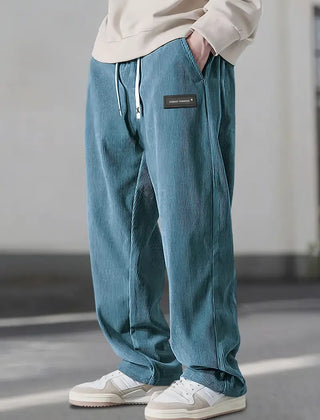 Men's Casual Corduroy Pants Relaxed Fit Everyday Versatile
