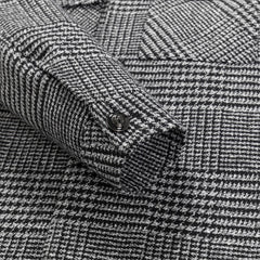Men's Tailored Check Jacket Structured Fit Long Sleeve Button-Up Smart-Casual