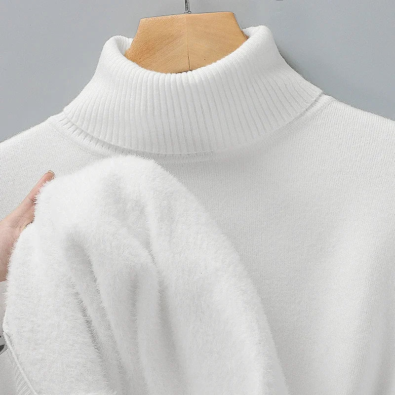 Men's Turtleneck Sweater Fitted Long Sleeve Classic Casual Layering