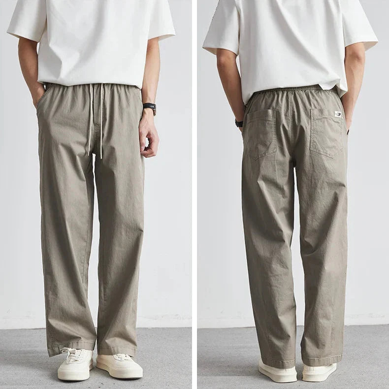 Men's Relaxed Fit Wide Leg Pants Casual Everyday Versatile Comfort