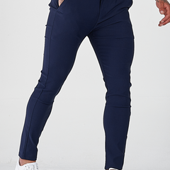 Men's Tailored Pants Slim Fit Classic Style Versatile Everyday Wear