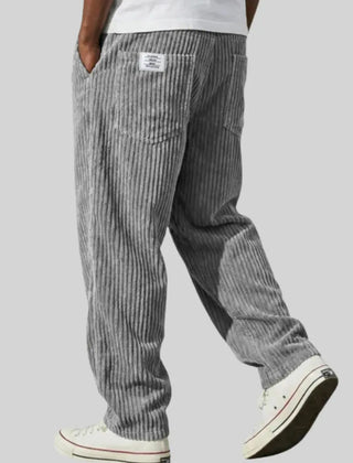 Men's Relaxed Fit Corduroy Pants Smart Everyday Versatile Casual