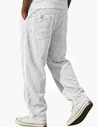 Men's Relaxed Fit Corduroy Pants Smart Everyday Versatile Casual