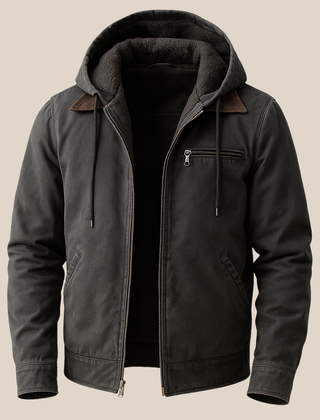 Men's Casual Utility Jacket Long Sleeve Button Closure Relaxed Fit Everyday