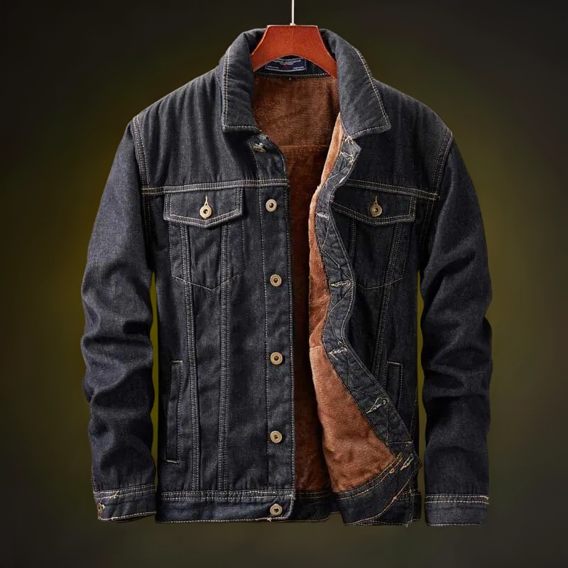 Men's Casual Fleece Jacket Relaxed Fit Long Sleeve Zip-Up Everyday Wear