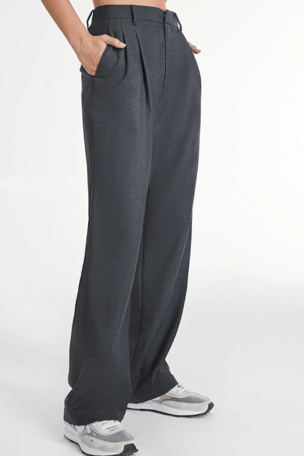 Women's Tailored Dress Pants Slim Fit Elegant Versatile Office Chic