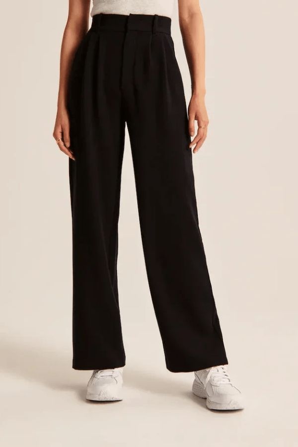 Women's Tailored Dress Pants Slim Fit Elegant Versatile Office Chic