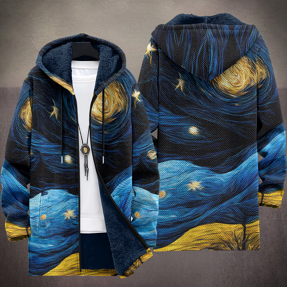 Men's Patterned Cardigan Relaxed Fit Long Sleeve Open Front Stylish Everyday