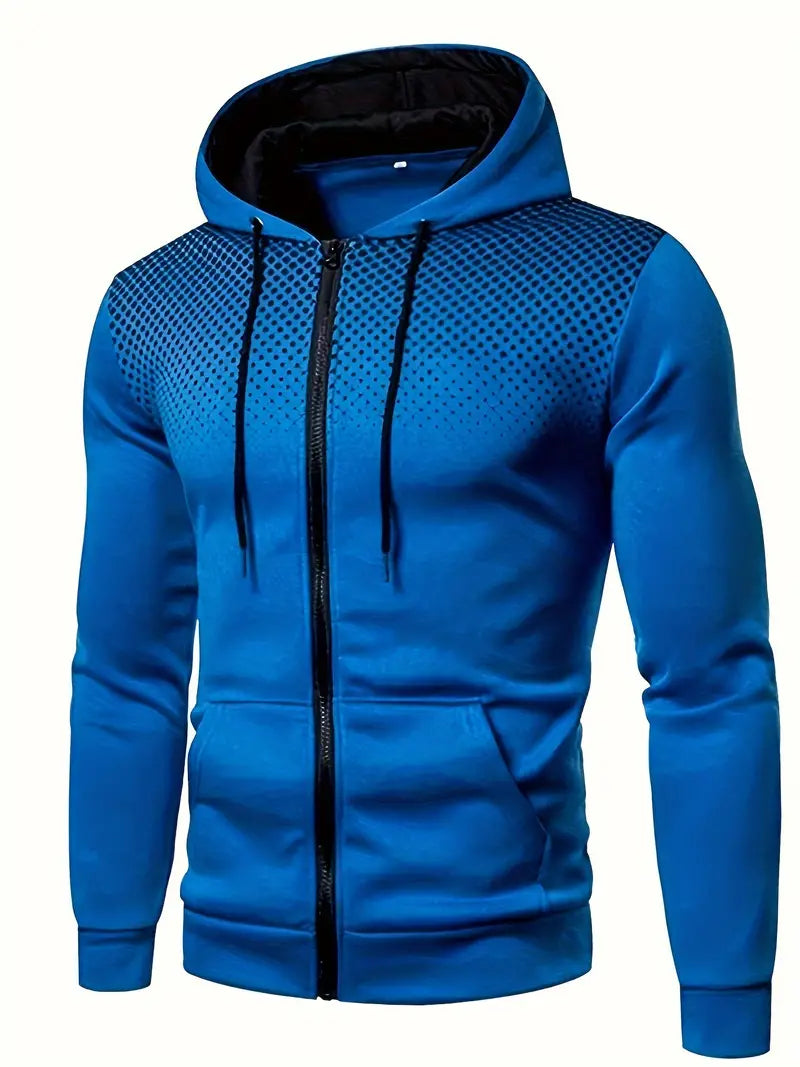 Men's Classic Thermal Hoodie Relaxed Fit Long Sleeve Casual Streetwear