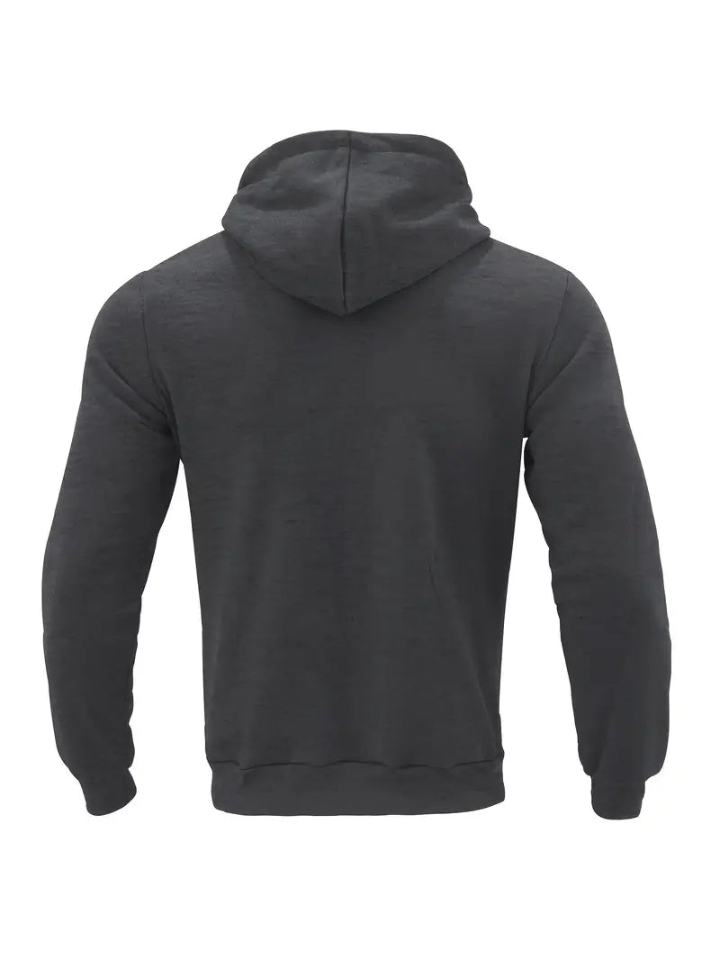 Men's Classic Thermal Hoodie Relaxed Fit Long Sleeve Casual Streetwear