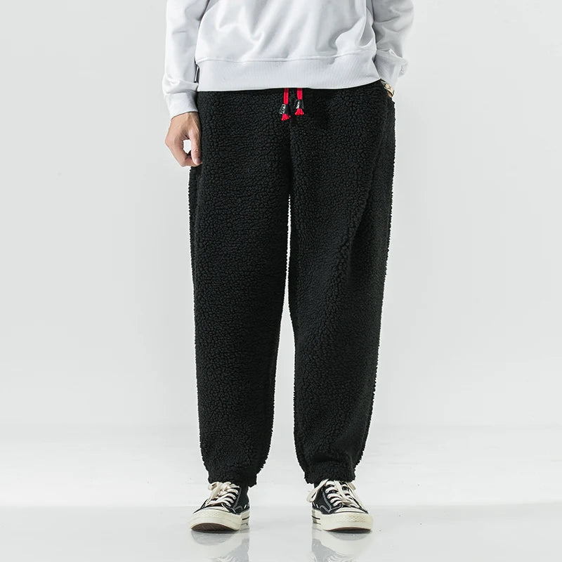 Men's Fleece Lounge Pants Relaxed Fit Drawstring Casual Everyday Wear