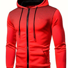 Men's Classic Thermal Hoodie Relaxed Fit Long Sleeve Casual Streetwear