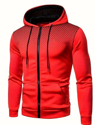 Men's Classic Thermal Hoodie Relaxed Fit Long Sleeve Casual Streetwear