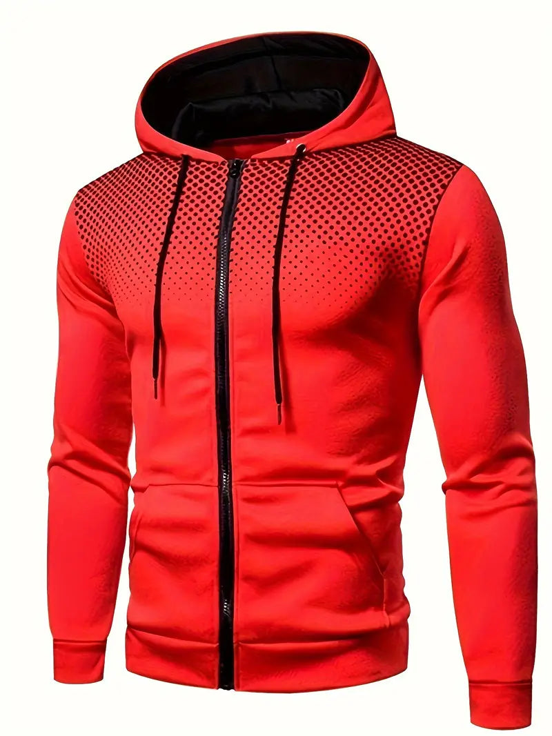 Men's Classic Thermal Hoodie Relaxed Fit Long Sleeve Casual Streetwear