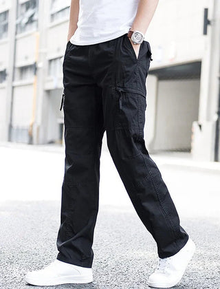 Men's Cargo Pants Relaxed Fit Multi-Pocket Utility Stylish Everyday Wear