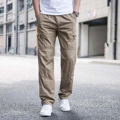 Men's Cargo Pants Relaxed Fit Multi-Pocket Utility Stylish Everyday Wear