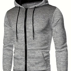 Men's Classic Thermal Hoodie Relaxed Fit Long Sleeve Casual Streetwear
