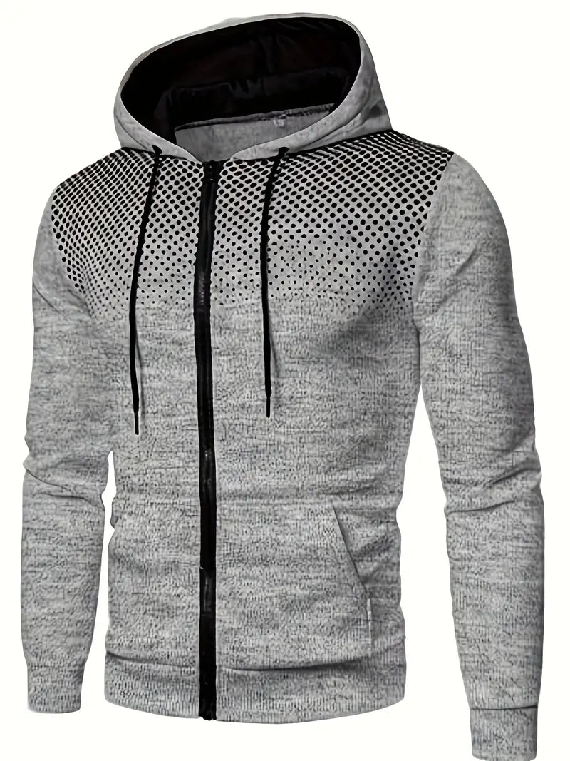 Men's Classic Thermal Hoodie Relaxed Fit Long Sleeve Casual Streetwear