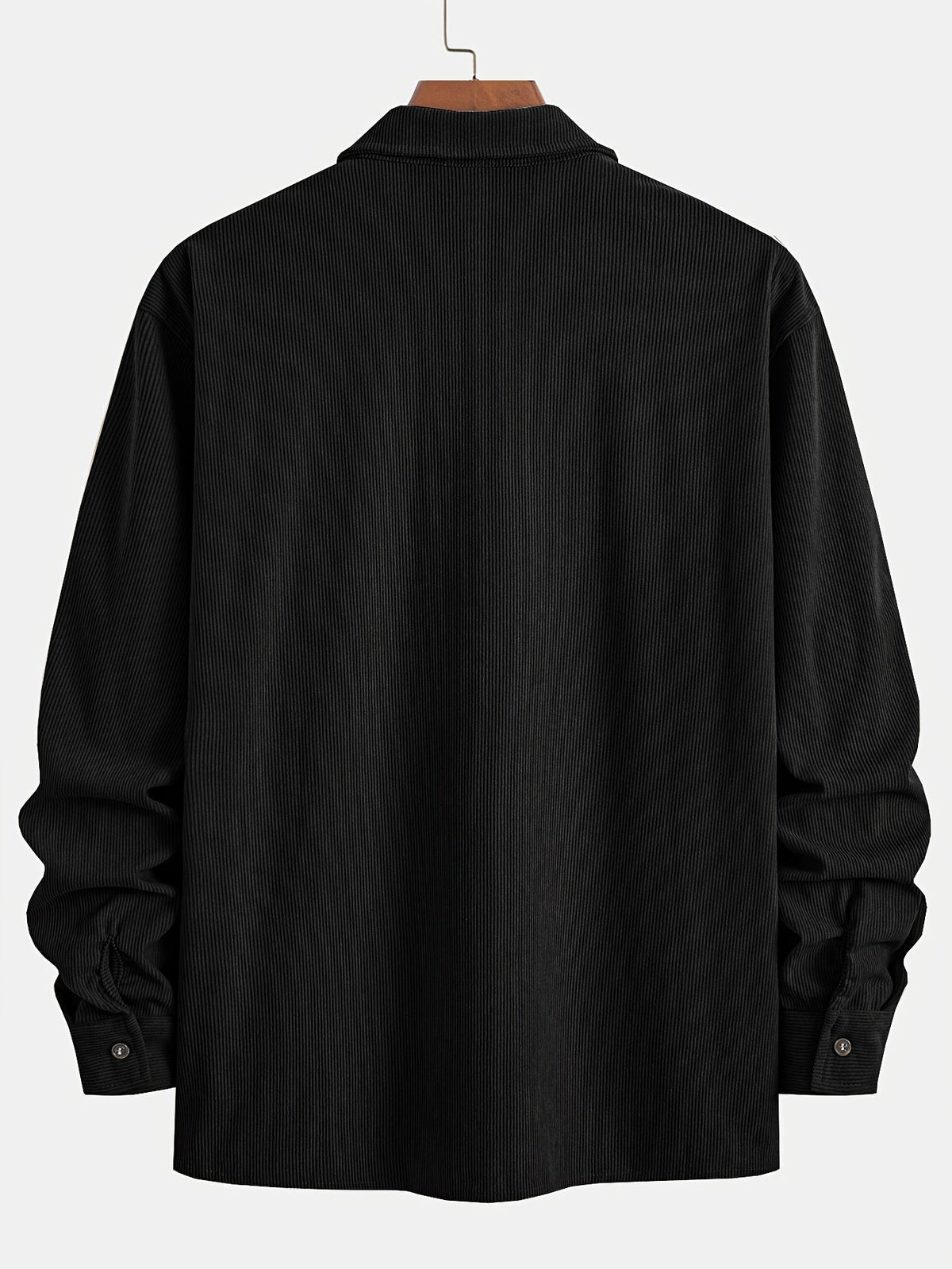 Men's Long-Sleeve Overshirt Button-Up Pocketed Casual Everyday Style