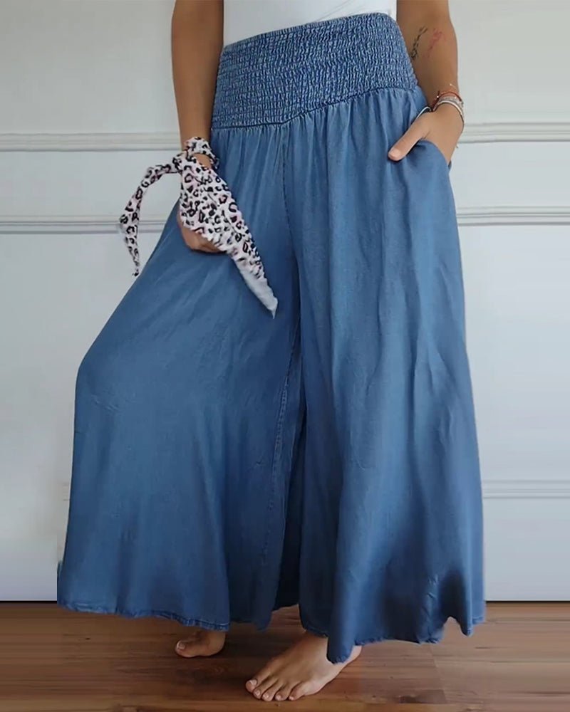 Women's Relaxed Fit Stretch Pants Flowy Design Comfortable Everyday Wear
