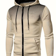 Men's Classic Thermal Hoodie Relaxed Fit Long Sleeve Casual Streetwear