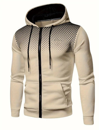Men's Classic Thermal Hoodie Relaxed Fit Long Sleeve Casual Streetwear