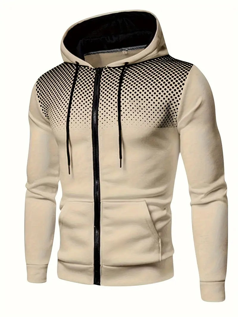 Men's Classic Thermal Hoodie Relaxed Fit Long Sleeve Casual Streetwear