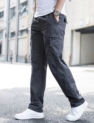 Men's Cargo Pants Relaxed Fit Multi-Pocket Utility Stylish Everyday Wear