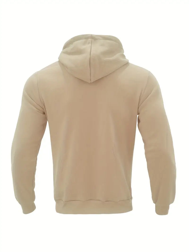 Men's Classic Thermal Hoodie Relaxed Fit Long Sleeve Casual Streetwear