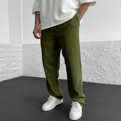 Men's Relaxed Knit Pants Casual Fit Comfortable Everyday Lounge Wear