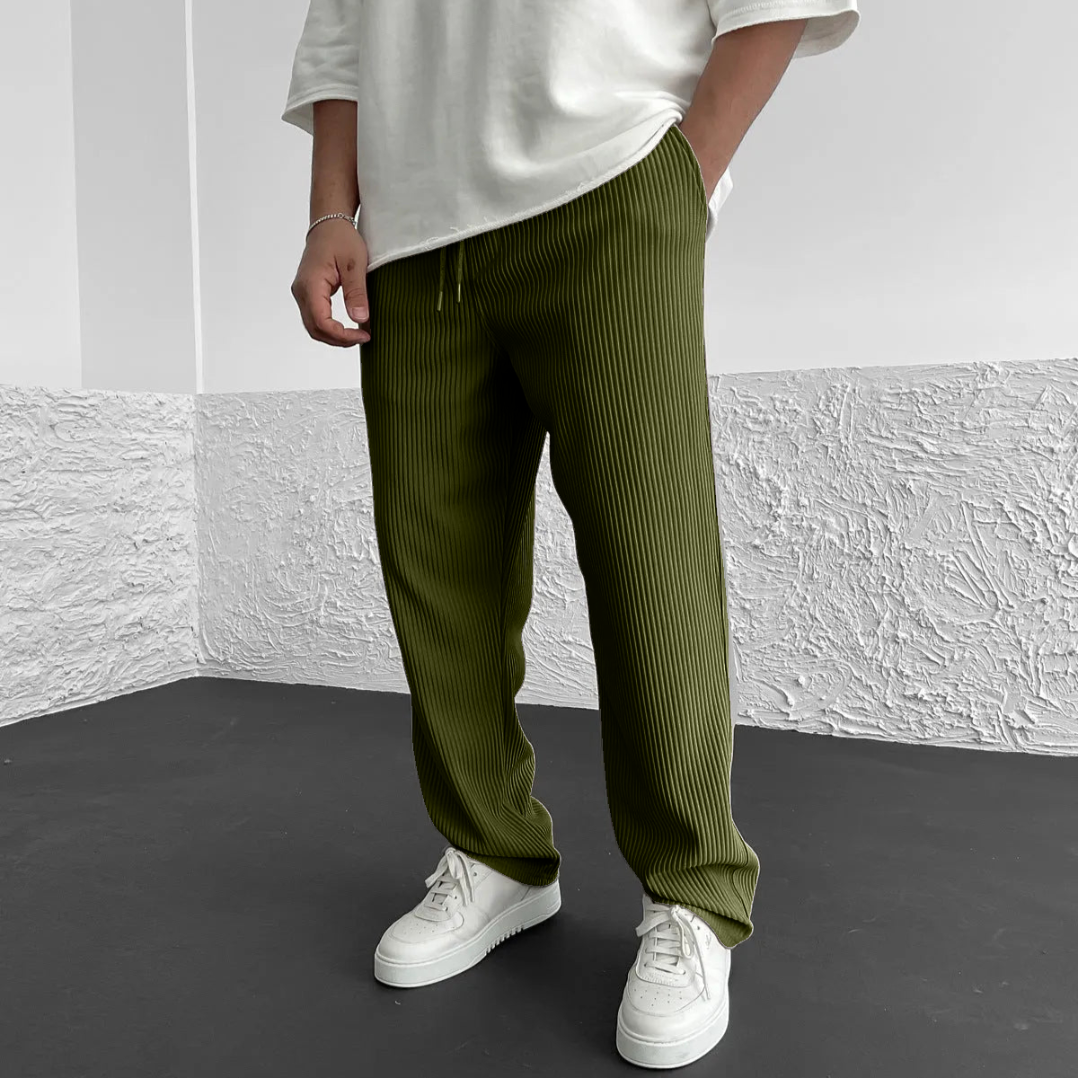 Men's Relaxed Knit Pants Casual Fit Comfortable Everyday Lounge Wear