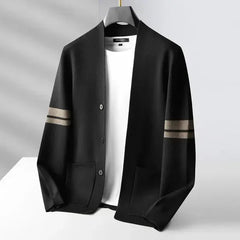 Men's Cardigan Sweater Button-Up Long Sleeve Casual Layering Everyday