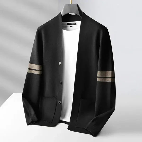 Men's Cardigan Sweater Button-Up Long Sleeve Casual Layering Everyday