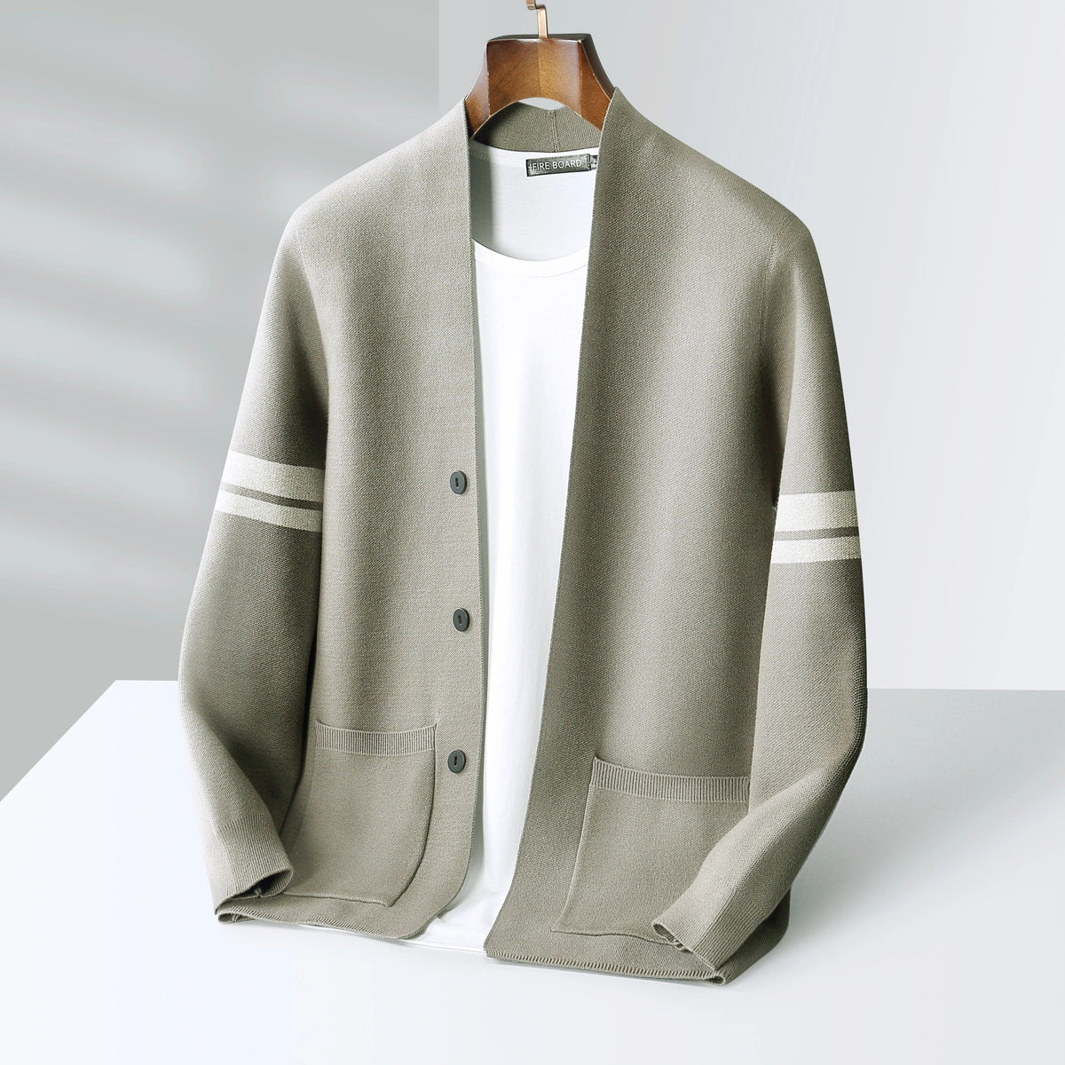 Men's Cardigan Sweater Button-Up Long Sleeve Casual Layering Everyday