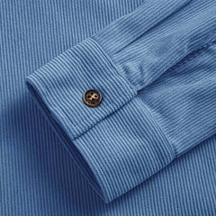 Men's Long-Sleeve Overshirt Button-Up Pocketed Casual Everyday Style