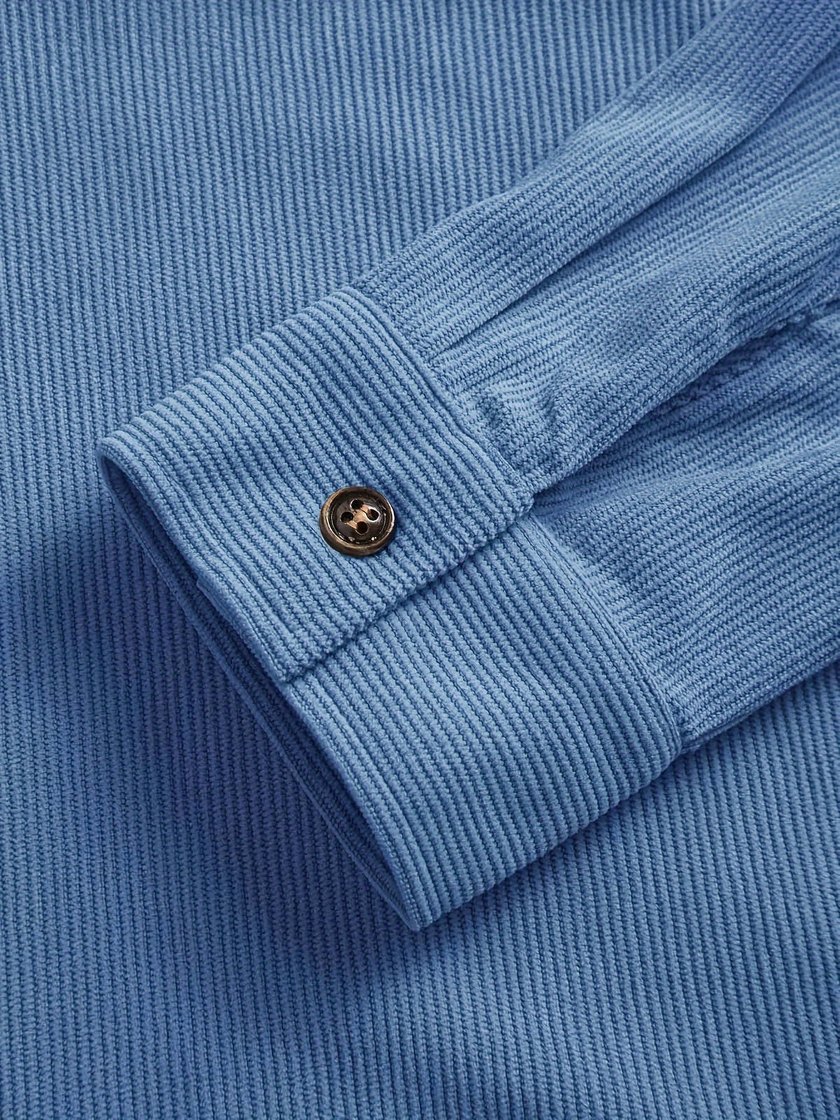 Men's Long-Sleeve Overshirt Button-Up Pocketed Casual Everyday Style