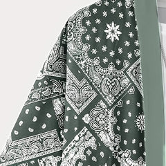 Men's Kimono Cardigan Open Front Relaxed Fit Casual Layering